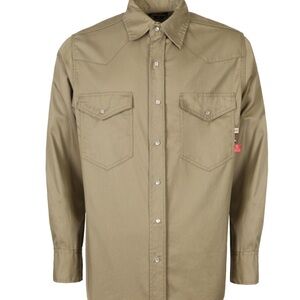 Flame Resistant Welding Shirt/Water & Stain Repellent Small